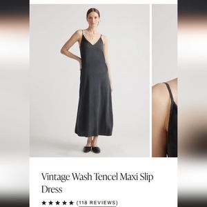 Vintage Wash Tencel Maxi Slip Dress